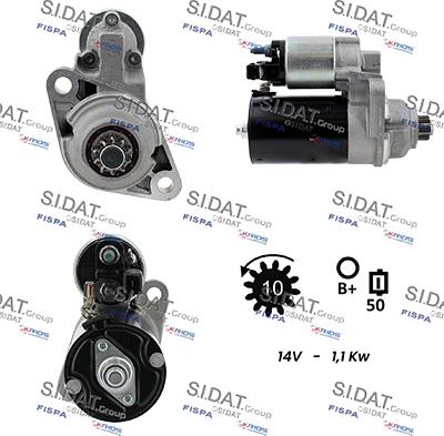 Sidat S12BH0630 - Starteris autodraugiem.lv