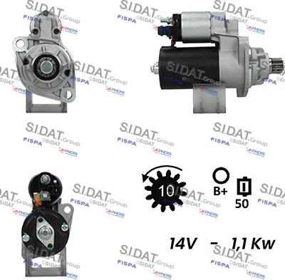 Sidat S12BH0629A2 - Starteris autodraugiem.lv