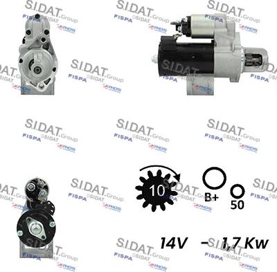 Sidat S12BH0679A2 - Starteris autodraugiem.lv