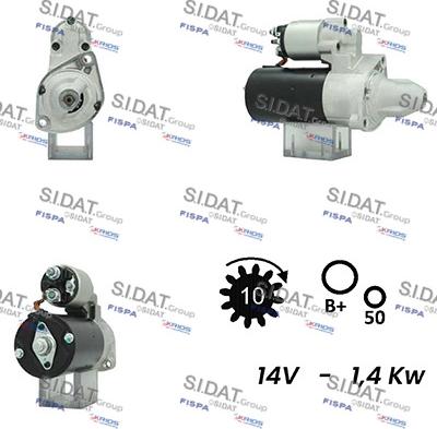 Sidat S12BH0676A2 - Starteris autodraugiem.lv