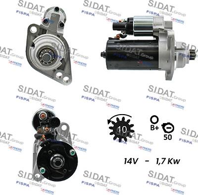 Sidat S12BH0015A2 - Starteris autodraugiem.lv