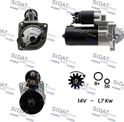 Sidat S12BH0030A2 - Starteris autodraugiem.lv