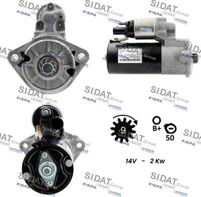 Sidat S12BH0073 - Starteris autodraugiem.lv