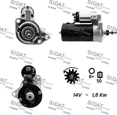 Sidat S12BH0142A2 - Starteris autodraugiem.lv