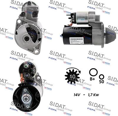 Sidat S12BH0100 - Starteris autodraugiem.lv