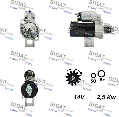 Sidat S12BH0186 - Starteris autodraugiem.lv