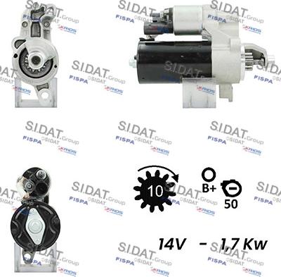 Sidat S12BH0171A2 - Starteris autodraugiem.lv