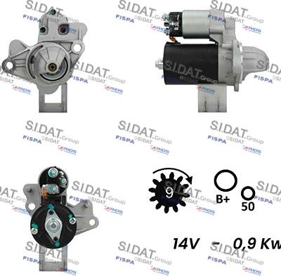 Sidat S12BH0173A2 - Starteris autodraugiem.lv