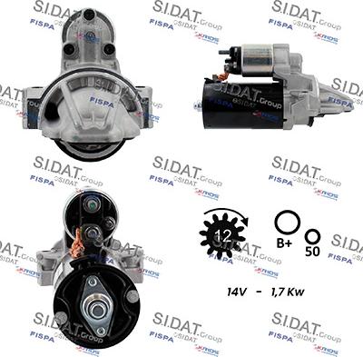 Sidat S12BH0805 - Starteris autodraugiem.lv