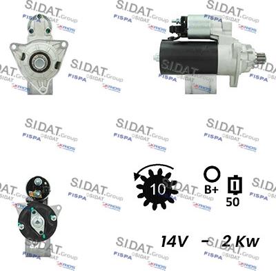 Sidat S12BH0348A2 - Starteris autodraugiem.lv