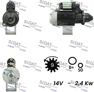 Sidat S12BH0383A2 - Starteris autodraugiem.lv