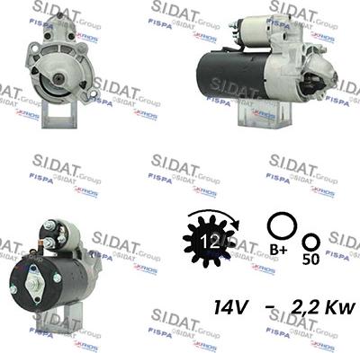 Sidat S12BH0743A2 - Starteris autodraugiem.lv