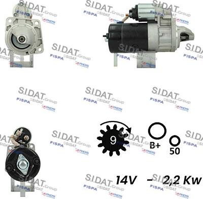 Sidat S12BH0747A2 - Starteris autodraugiem.lv