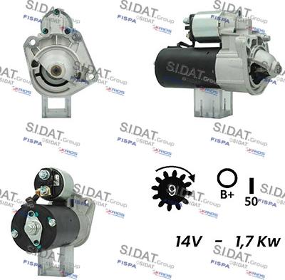 Sidat S12BH0739A2 - Starteris autodraugiem.lv