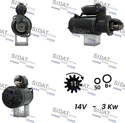 Sidat S12BH0731A2 - Starteris autodraugiem.lv