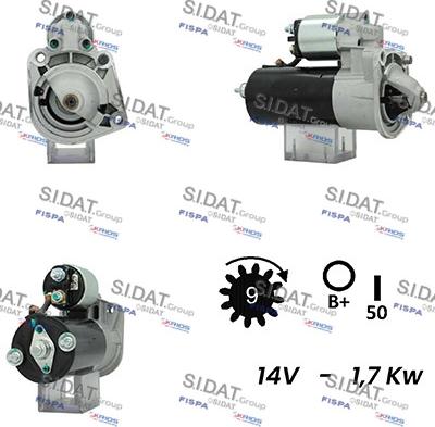 Sidat S12BH0738A2 - Starteris autodraugiem.lv