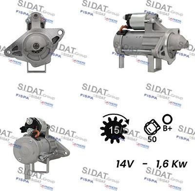 Sidat S12DE0589A2 - Starteris autodraugiem.lv