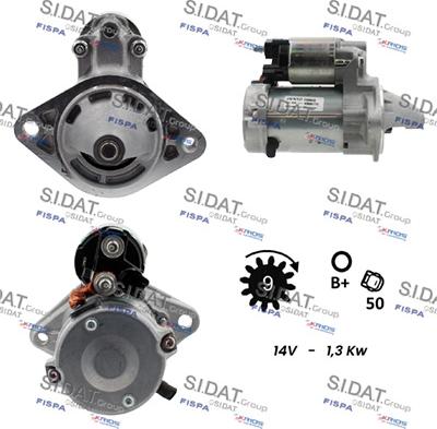 Sidat S12DE0136 - Starteris autodraugiem.lv