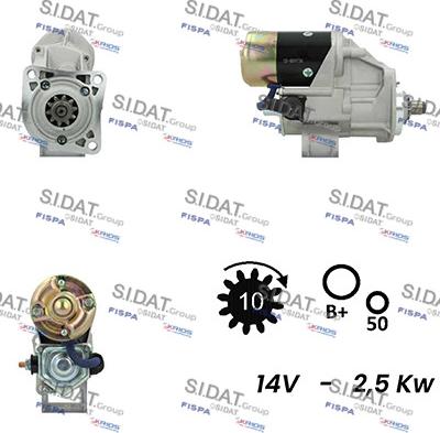 Sidat S12DE0377A2 - Starteris autodraugiem.lv