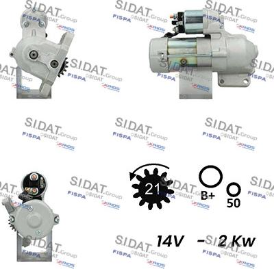 Sidat S12DE0741A2 - Starteris autodraugiem.lv