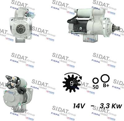 Sidat S12DR0471A2 - Starteris autodraugiem.lv