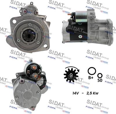 Sidat S12HT0190 - Starteris autodraugiem.lv