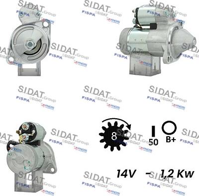 Sidat S12HT0399A2 - Starteris autodraugiem.lv