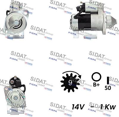 Sidat S12HT0319A2 - Starteris autodraugiem.lv