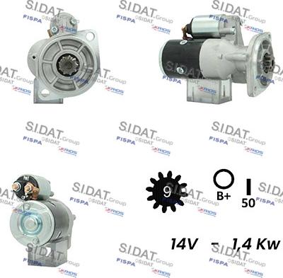 Sidat S12HT0324A2 - Starteris autodraugiem.lv