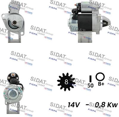 Sidat S12HT0764 - Starteris autodraugiem.lv