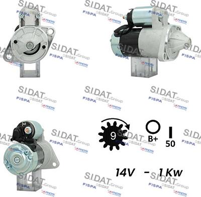 Sidat S12HT0766A2 - Starteris autodraugiem.lv