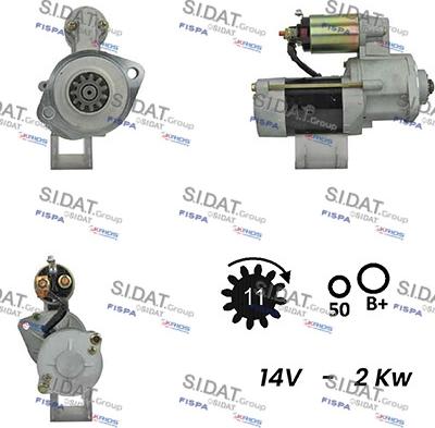 Sidat S12MH0410A2 - Starteris autodraugiem.lv