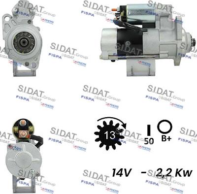 Sidat S12MH0413 - Starteris autodraugiem.lv