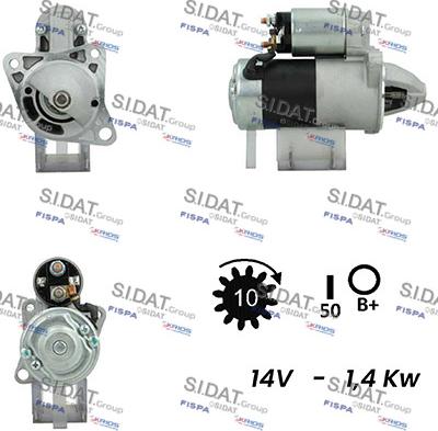 Sidat S12MH0542A2 - Starteris autodraugiem.lv