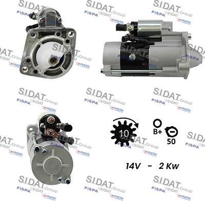 Sidat S12MH0502A2 - Starteris autodraugiem.lv