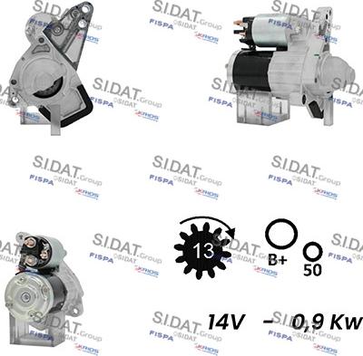 Sidat S12MH0689A2 - Starteris autodraugiem.lv