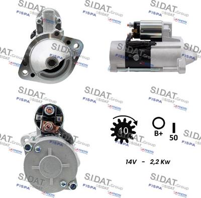 Sidat S12MH0085A2 - Starteris autodraugiem.lv