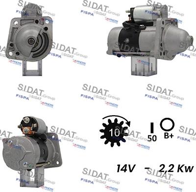 Sidat S12MH0199A2 - Starteris autodraugiem.lv