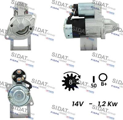 Sidat S12MH0157A2 - Starteris autodraugiem.lv