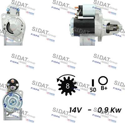 Sidat S12MH0131A2 - Starteris autodraugiem.lv