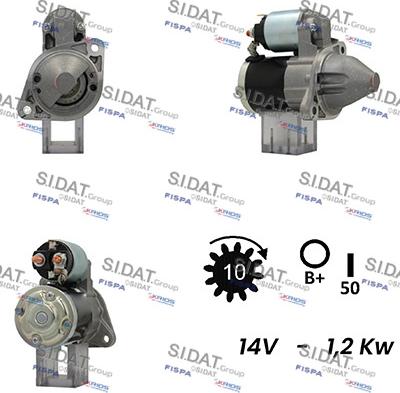 Sidat S12MH0346A2 - Starteris autodraugiem.lv