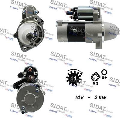 Sidat S12MH0308A2 - Starteris autodraugiem.lv