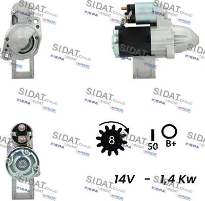 Sidat S12MH0328 - Starteris autodraugiem.lv