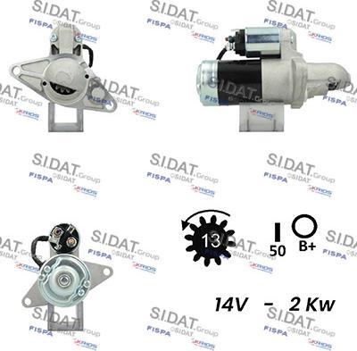 Sidat S12MH0323A2 - Starteris autodraugiem.lv