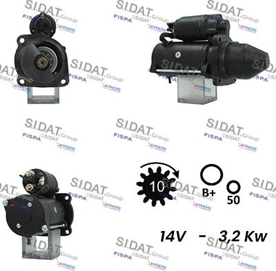 Sidat S12ML0671A2 - Starteris autodraugiem.lv