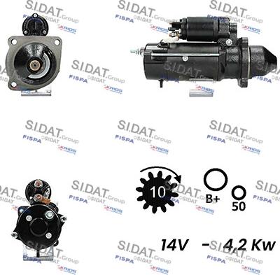 Sidat S12ML0292A2 - Starteris autodraugiem.lv