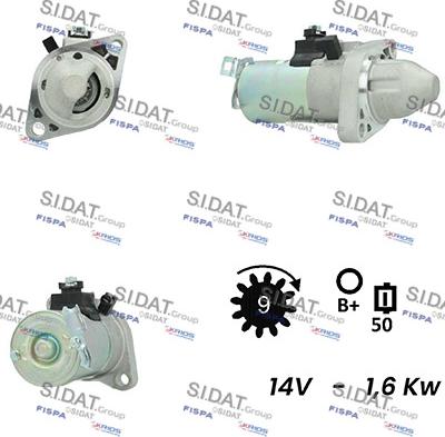 Sidat S12MT0517A2 - Starteris autodraugiem.lv