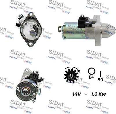 Sidat S12MT0201A2 - Starteris autodraugiem.lv