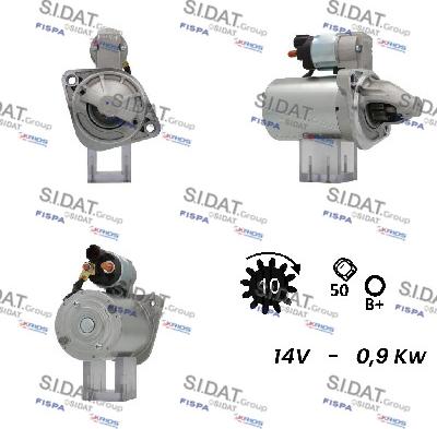 Sidat S12VA0561A2 - Starteris autodraugiem.lv