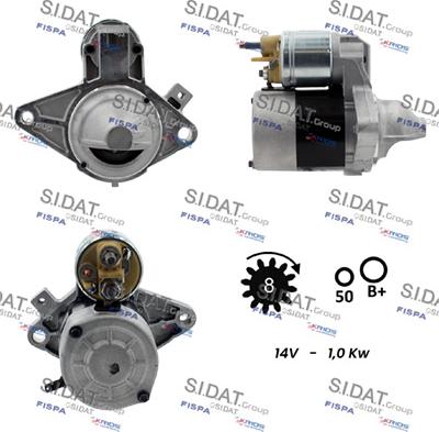 Sidat S12VA0011 - Starteris autodraugiem.lv